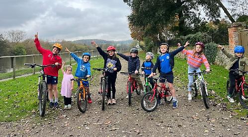 Boy, five, raises £600 cycling 15km for primary school