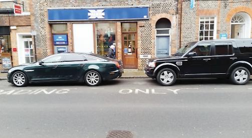 You shouldn't be parked there, Prime Minister