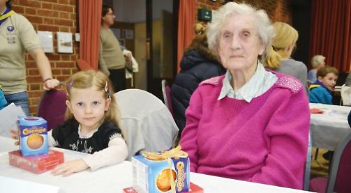 Fun and games (and poetry) at scouts' tea party for villagers