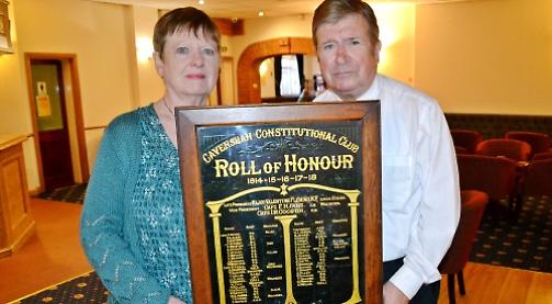Village offered memorial to honour hero of Great War