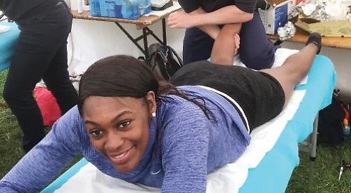 Physiotherapists filmed massaging Team GB Olympians