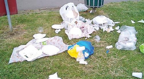 Temporary contractor taken on to clear business waste