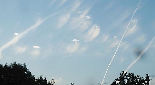 'Angel' clouds