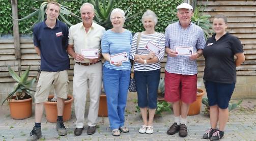 Villagers take top three spots in garden competition