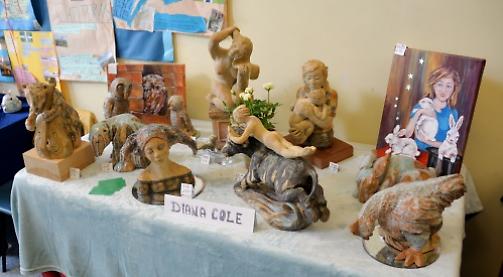 Children and prisoners among exhibitors at village art show