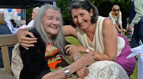 Care home residents enjoy party with families