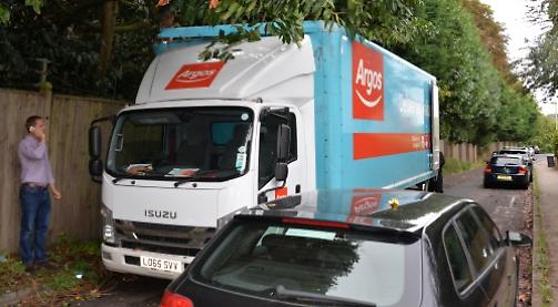 Henley street shut after lorry hits tree