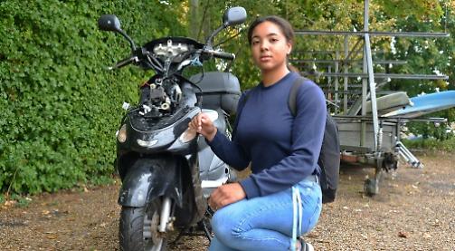 Rower has moped stolen while training and finds it in river