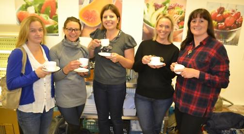 School coffee morning in aid of Macmillan