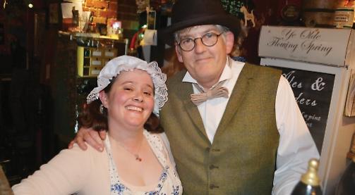 Pub throws Victorian party to celebrate road closure