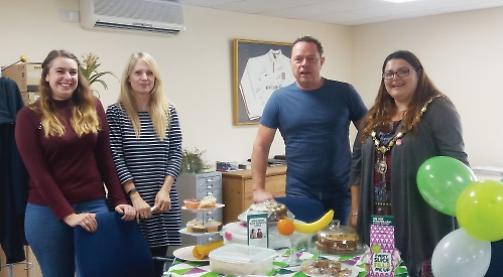 Mayor supports #WorldsBiggestCoffeeMorning in her other job
