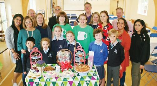 #WorldsBiggestCoffeeMorning takes over school hall