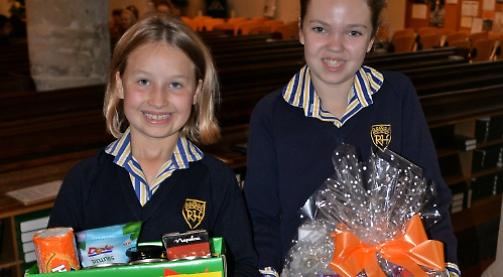 Pupils give 160 boxes to food bank to celebrate Harvest