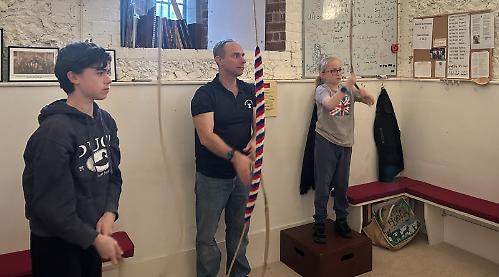 Bell-ringing siblings who hope to encourage others