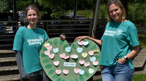 River clean-up and picnic on the meadows close Big Green Week