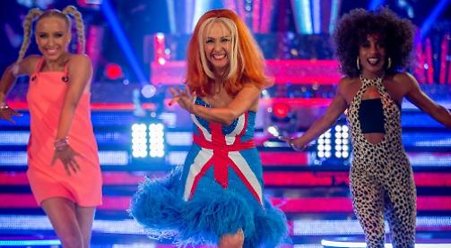 'Ginger Spice' Debbie avoids the boot in dance-off drama