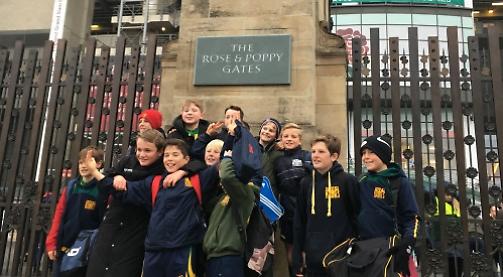 Hawks boys' exciting day out at Twickenham