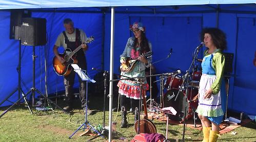 Blue skies bring out the crowds for village fete