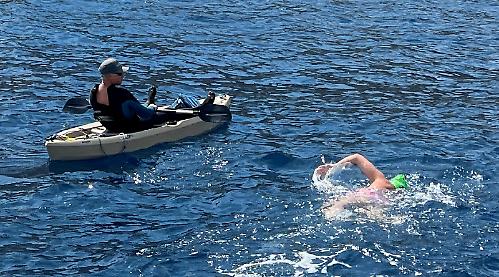 Mermaid’s new swim milestone
