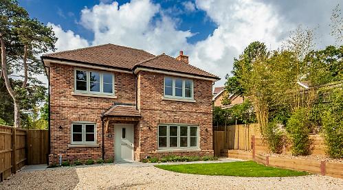 Same but different cottages blend into the countryside