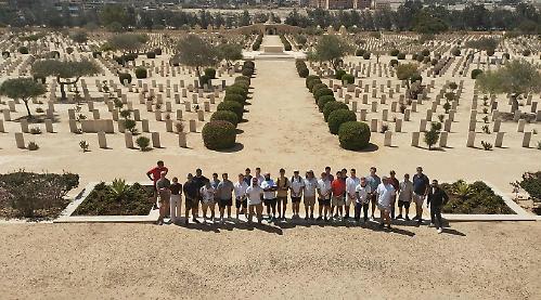 Historian on target with troop tour