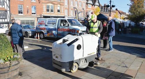 Cleaning machine put to test