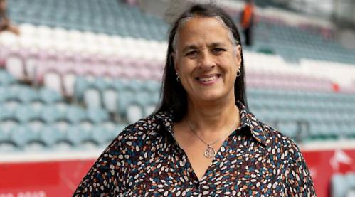 Rugby club’s first female president recognised as pioneer by national body