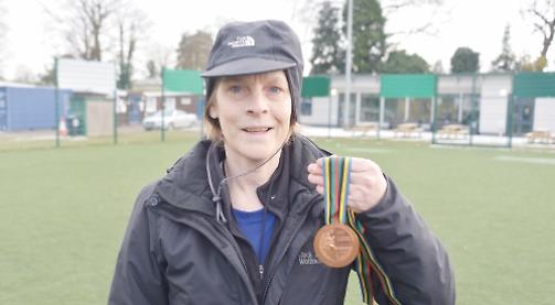 Pupils given hockey masterclass by Olympic medallist