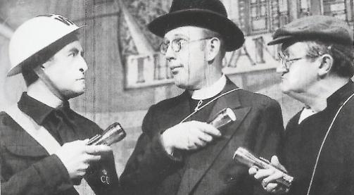 Dad's Army vicar has time for tea at the Kenton