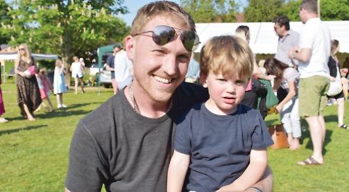 Olympian joins royal wedding fun