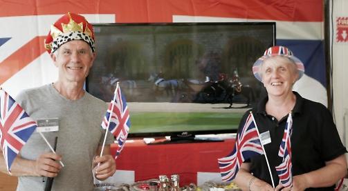 Royal wedding fun in Hare Hatch