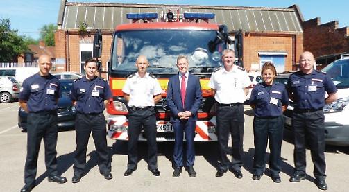 MP commends firefighters