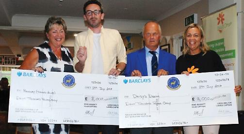 Golfers raise £16,000 for two charities