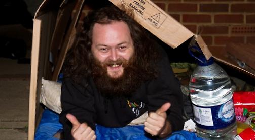Rough sleepers raise cash for homeless