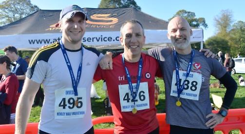 Hundreds turn out for half marathon