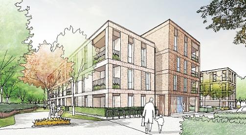 Flats plan for old office site