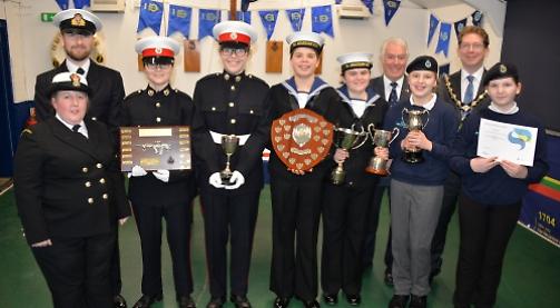 Sea cadets honoured by Mayor at awards ceremony