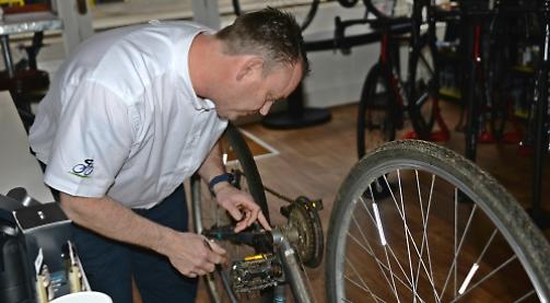 New bicycle shop with workshop (and charity coffee)
