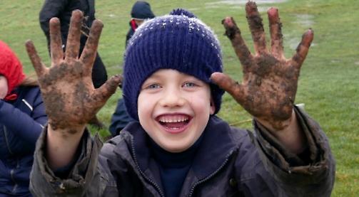 Pupils plant 100 trees around school’s artificial pitch