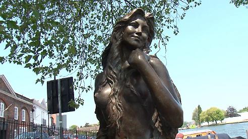 Vandalised mermaid statue will return to riverside after repairs