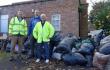 Volunteers collect 30 bags of litter in village clean