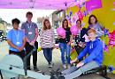 Shop staff row 13 miles in charity fund-raiser