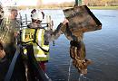 VIDEO: Mermaid statue rescued from river
