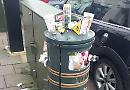 Streets strewn with rubbish as overflowing bins are unemptied