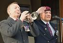 Residents gather at town hall to observe Armistice Day