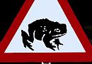 Toads on move in mild spell