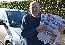Gardener, 88, hangs up trowel but he’s still delivering papers