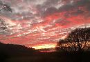 Village sunset