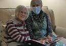 Care home residents delighted to see families in flesh