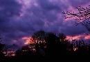 Dramatic sunset